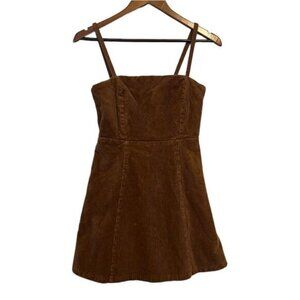 Forever21 Brown Corduroy Mini Dress